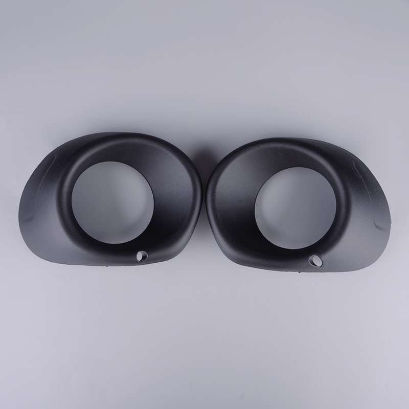 1pair Front Fog Light Cover Frame Bezel Fit For Mitsubishi Outlander 2013-2015