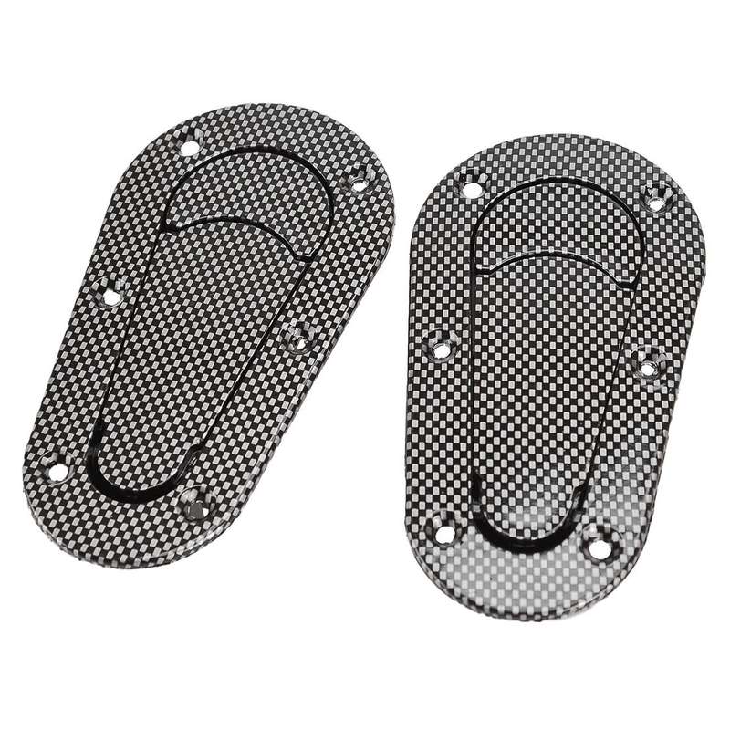 Carbon Fiber Racing Car Bonnet Plus Flush Mount Hood Latch Pin Locking Kit New