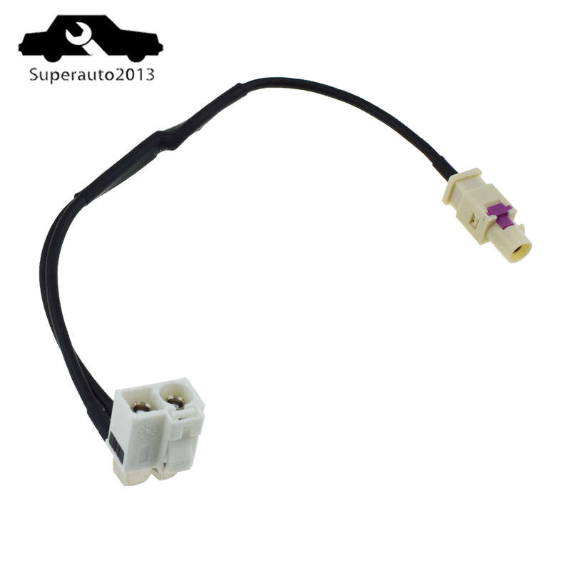 For VW Passat Jetta Tiguan Golf FM AM Radio Antenna Cable Adapter RCD510 RNS510
