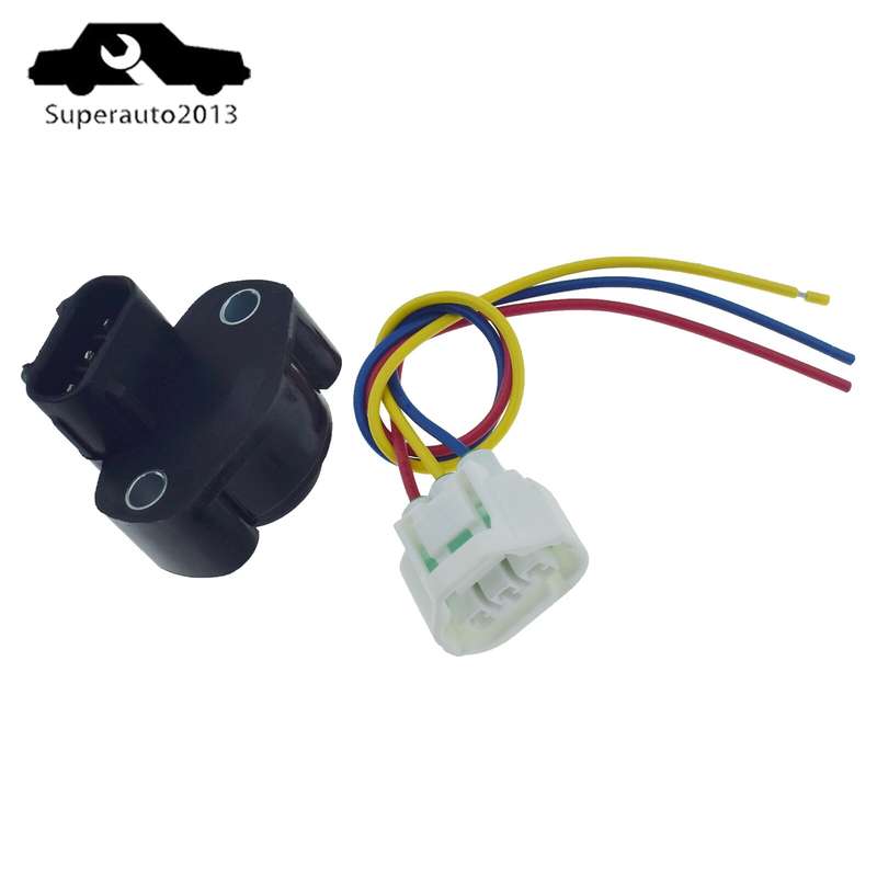 TPS Throttle Position Sensor & Connector For Dodge Jeep Cherokee Viper 4874371AC