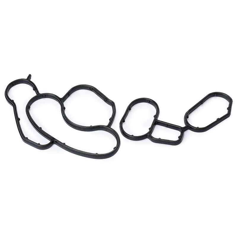2x Engine Oil Cooler Filter Housing Gasket Seal For BMW 11427508970 11427508971