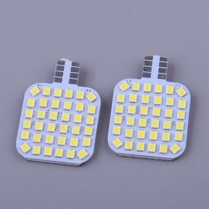 2x White LED T10 36SMD RV Camper Trailer Interior Light Bulbs Dome Lamp New