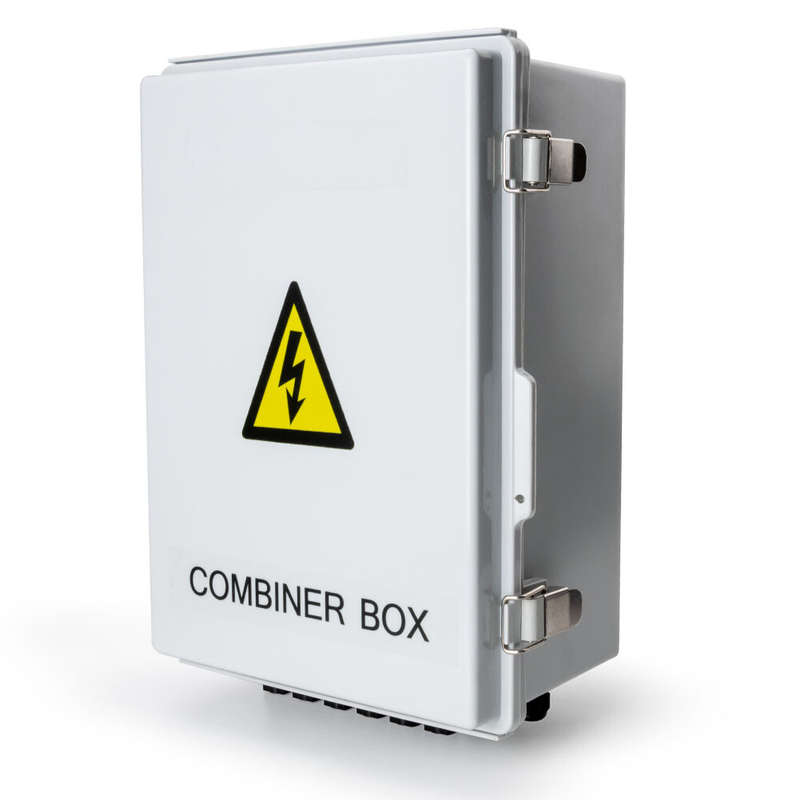 6 String Solar PV Combiner Box 63A Circuit Breaker Combiner Box for Solar Panels