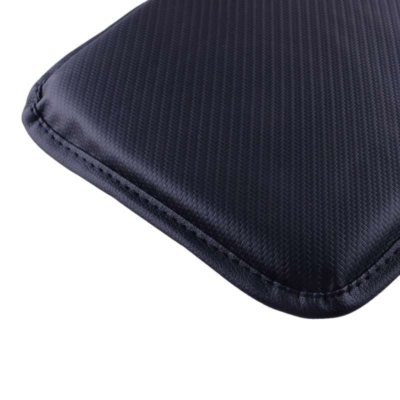 Armrest Cushion Cover Protector Center Console Box Pad Artificial Leather Car.