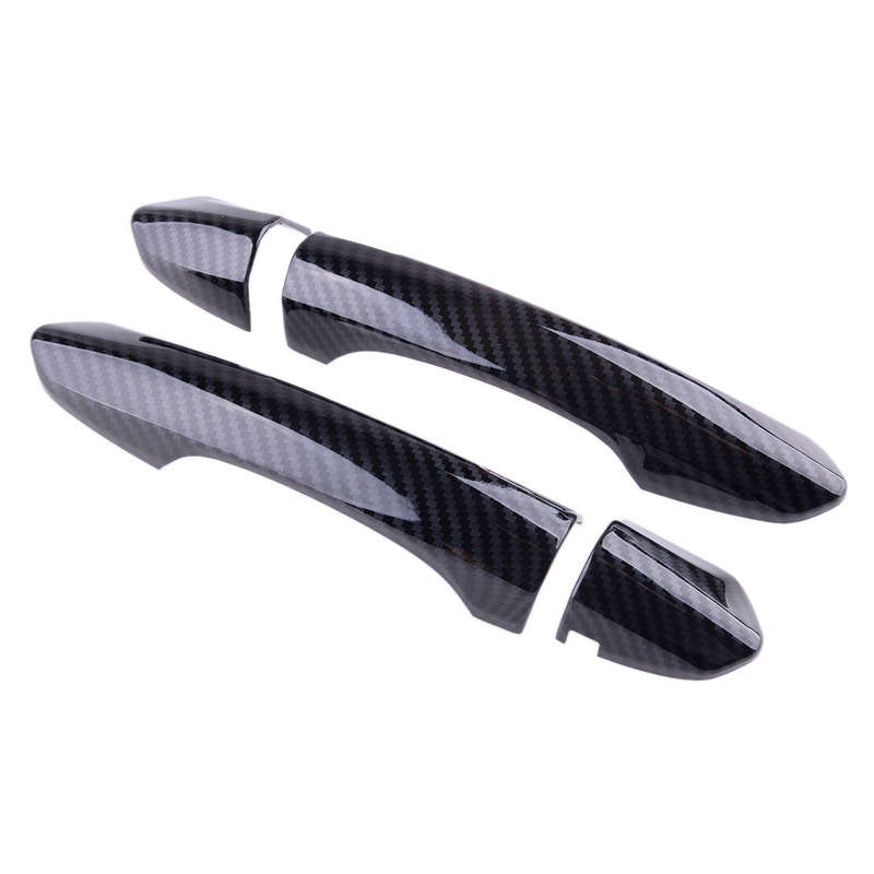 ABS Carbon Fiber Style Door Handle Cover Trim fit for Ford Fusion Mondeo 13-18