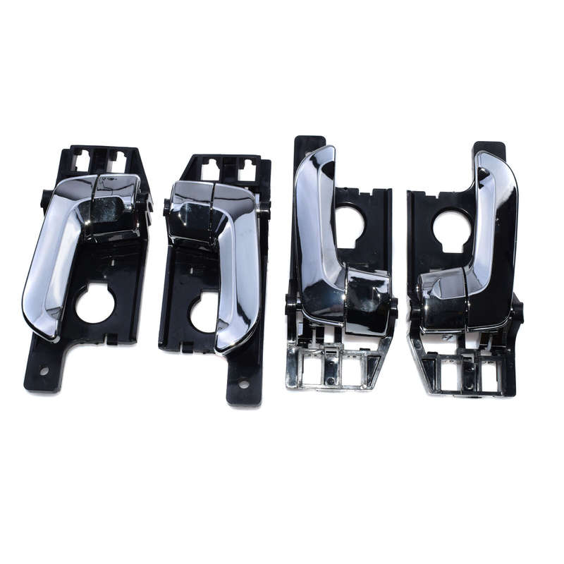 4PCS Left & Right Side Interior Door Handle Chrome For Kia Sportage 2005-10 New