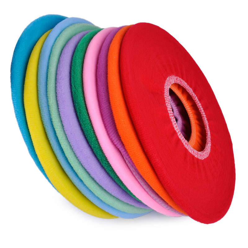 Soft O Shape Toilet Seat Lid Cover Mat Pad Washable Cloth Bathroom Closestool