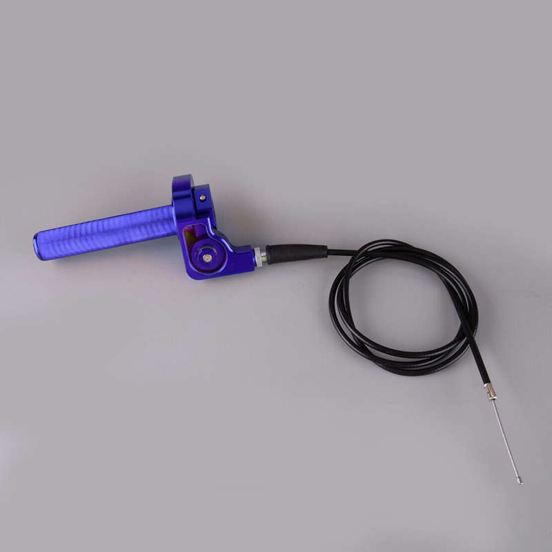Fit For Kawasaki KX125 KX250 KLX110 Dirt Bike Twist Throttle Grip & Cable
