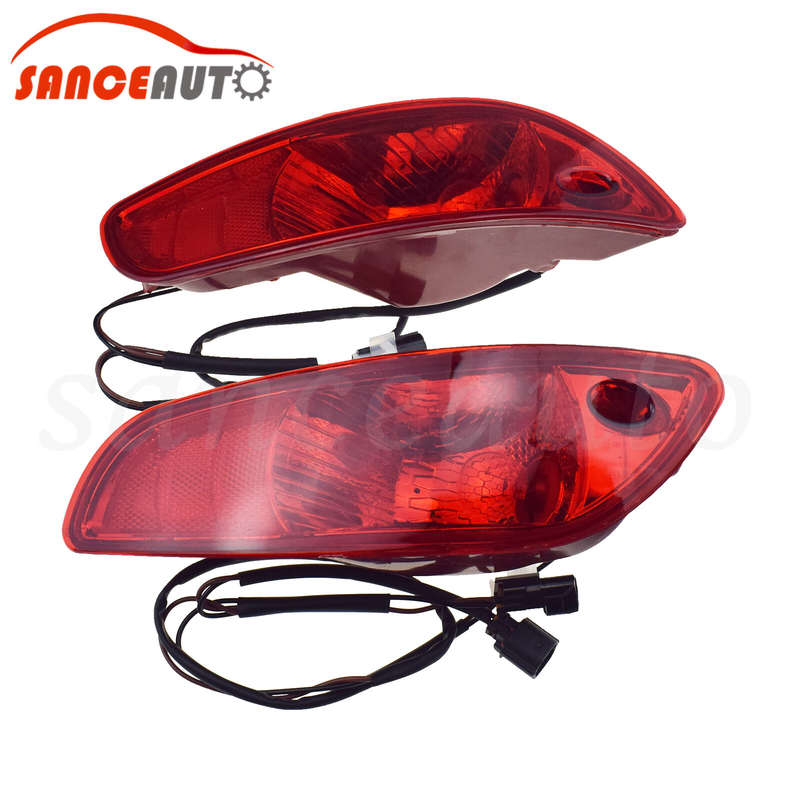For Hyundai Santa Fe 2010-12 2.4L Rear bumper Brake Fog Light LH RH W/ Bulb Wire
