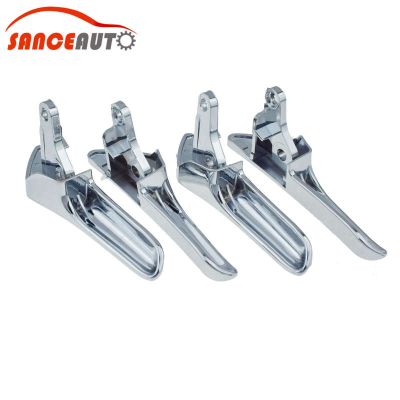 Left Right Interior Door Handles 4PCS Chrome For Mercedes S211 W211 W219 03-09