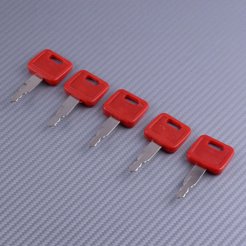 5 PCS Excavator Key Fit for John Deere Hitachi H800 Case Dozer Fiat New Holland