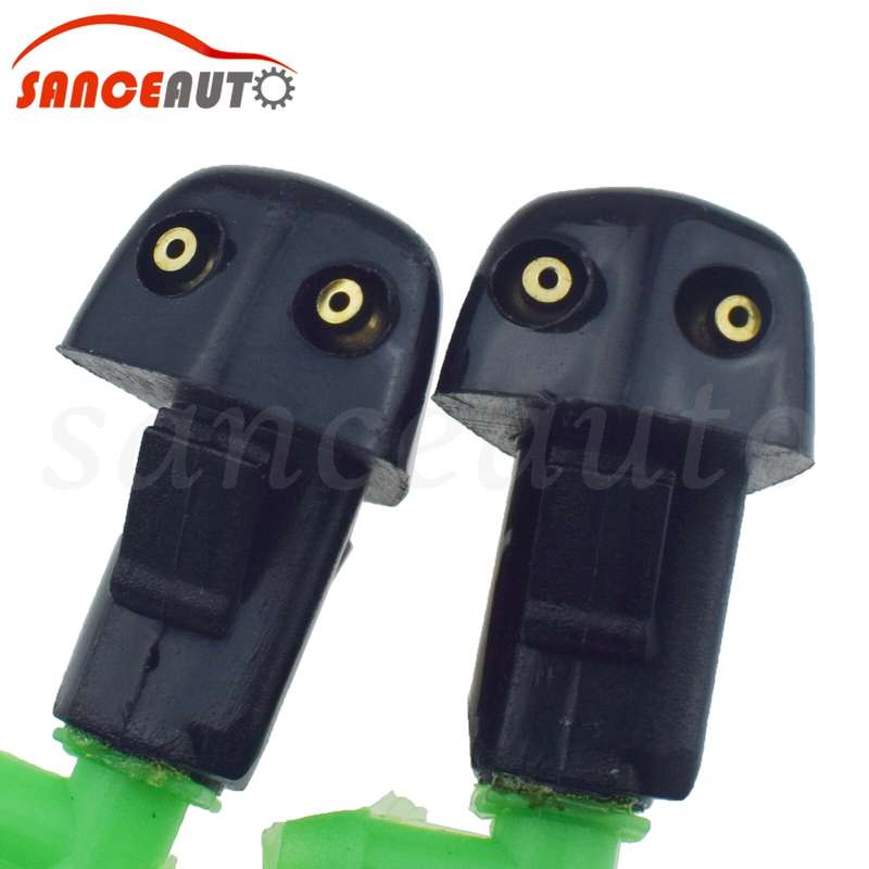 2pcs Windshield Washer Nozzle Spray Jet Front Pair for Honda Civic Acura Integra