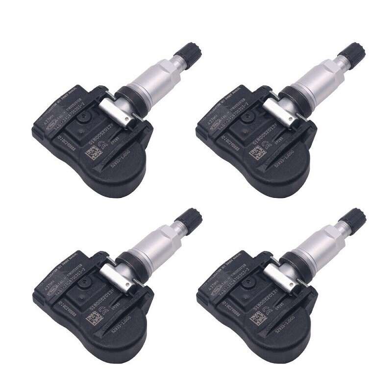 For KIA Optima Hyundai I20 52933-1J000 Tire Pressure Sensor TPMS 433MHz 4Pcs