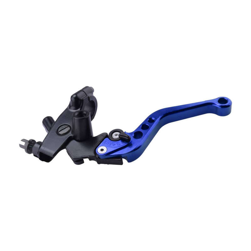 Blue & Black Motorcycle 7/8" 22mm Brake Clutch Master Cylinder Lever Acc