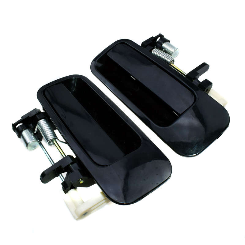 Pair Black Rear Left & Right Outside Exterior Door Handle For Toyota Camry 97-01
