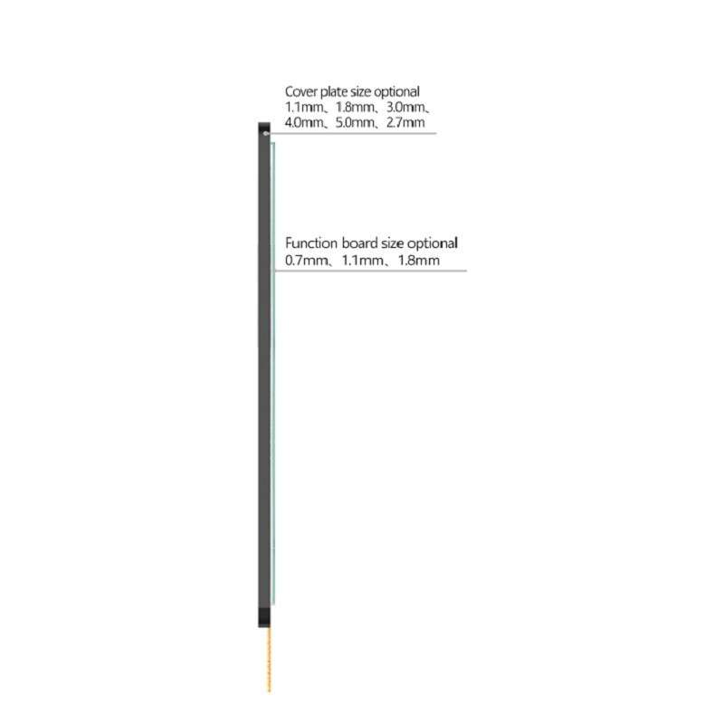 13.3inch 323*195mm Multi Touch G+G Capacitive Touch Screen+USB EETI Controller