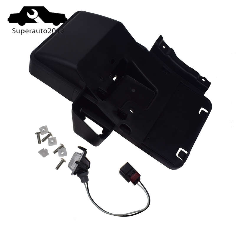 Rear License Plate W/ Holder Bracket For 2007-2017 Jeep JK Wrangler 68064720AA