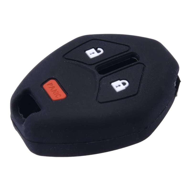 2pcs Silicone Remote Key Fob Case Fit For Mitsubishi i-MiEV Lancer Endeavor