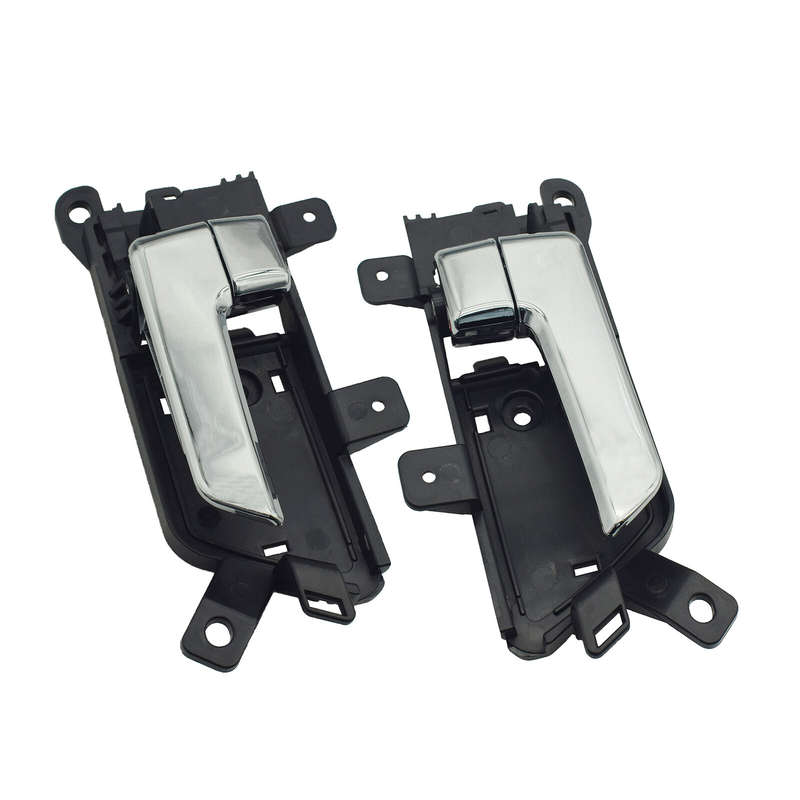 2PCS Left & Right Side Interior Door Handle Chrome For 2009-2011 Kia Borrego New