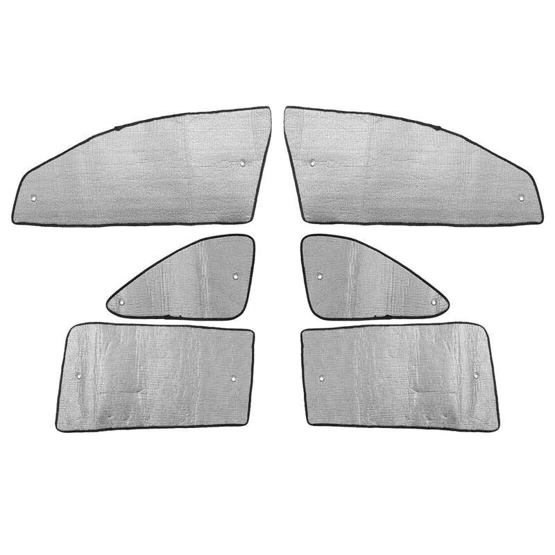 Side Window Black Silver Privacy Sunshade Fit For Toyota Highlander 14-19