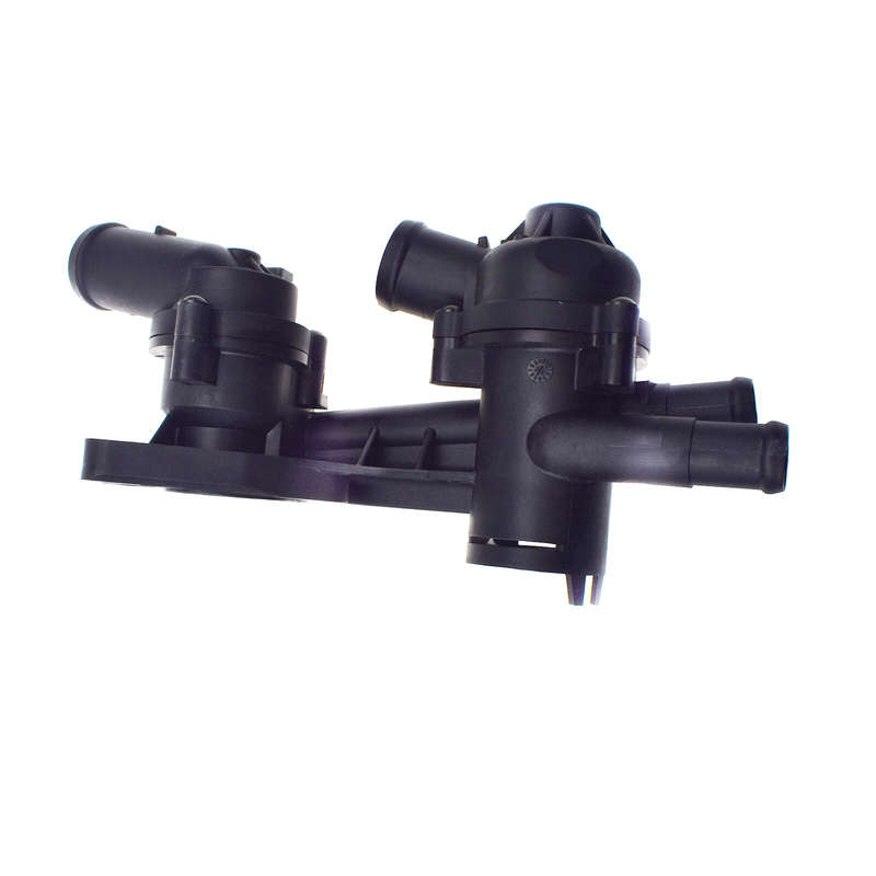 03C121111AE Coolant Thermostat Housing Assembly Black For VW Jetta Vento Audi A1