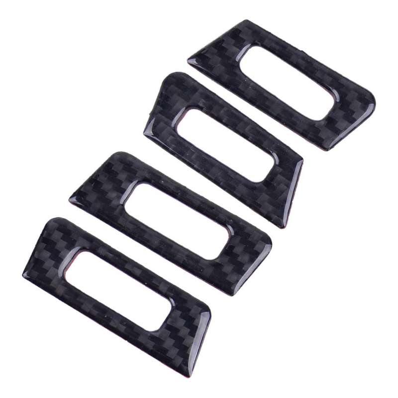 Carbon Fiber ABS Air Vent Outlet Panel Frame Trim Fit for BMW E90 E92 E93 05-12