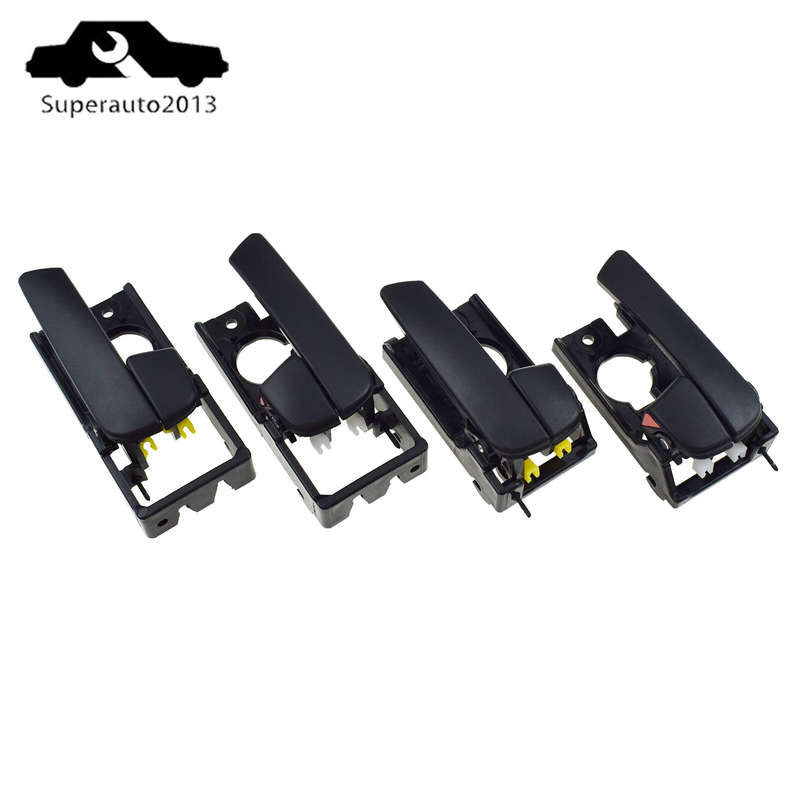 4PCS Interior Door Handle Front Rear Right Left For Kia Rio Rio5 2006 2007-2011