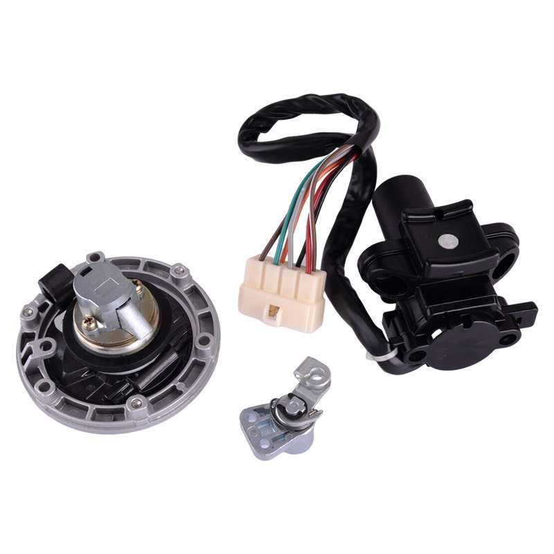 Ignition Switch Fuel Gas Cap Lock Keys Set Fit for Kawasaki Ninja 250R EX250F