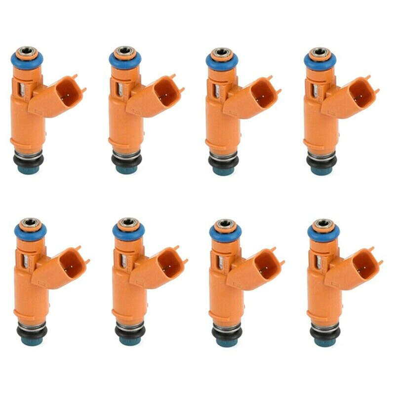 8Pcs Fuel Injector 2W93-AA for Jaguar For Land Rover Range Rover 4.2L 4.4L V8