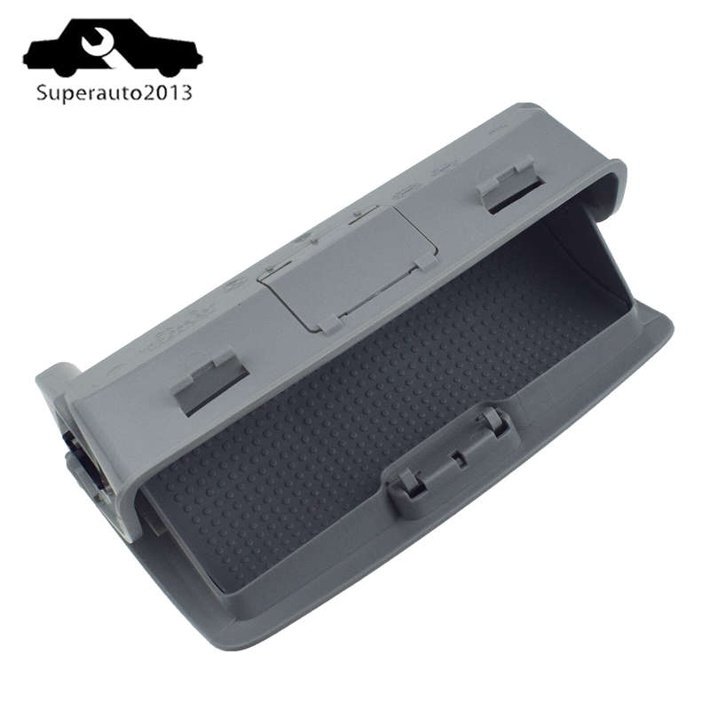 Sun Glasses Case Holder Storage Box Gray For VW Tiguan Golf Passat CC 1KD868837