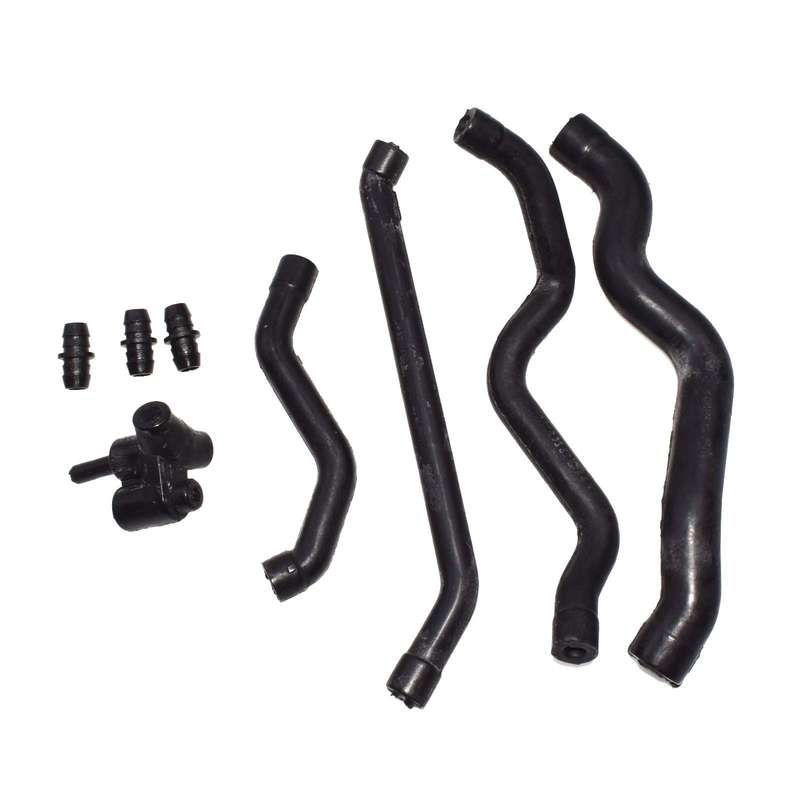 CRANKCASE VENTILATION VALVE COVER BREATHER HOSE KIT W/ CONNECTOR FOR Mercedes