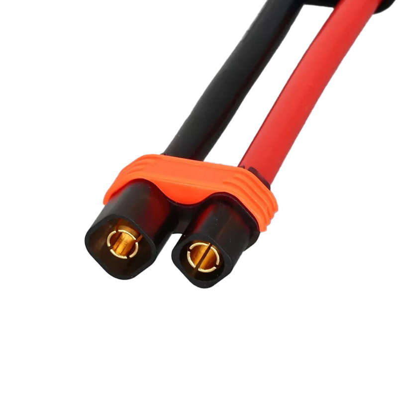 QS8 Female to 6mm Male Connector 8AWG 4" For Surron EBMX Battery Adapter Cable
