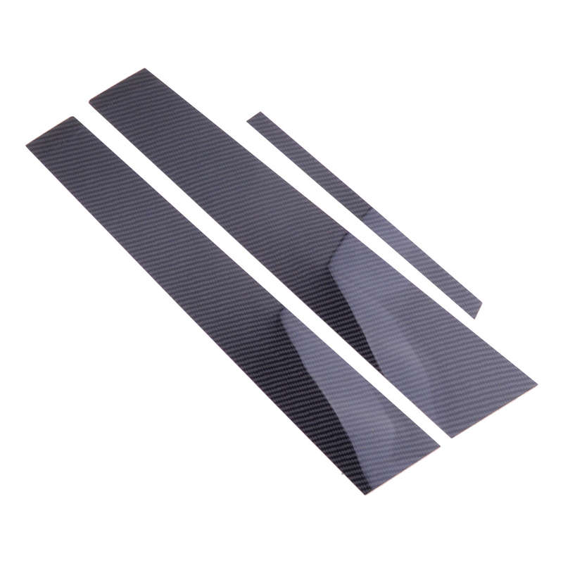 Carbon Fiber Style Window B Pillar Post Cover Fit for Honda Civic 2006-2011