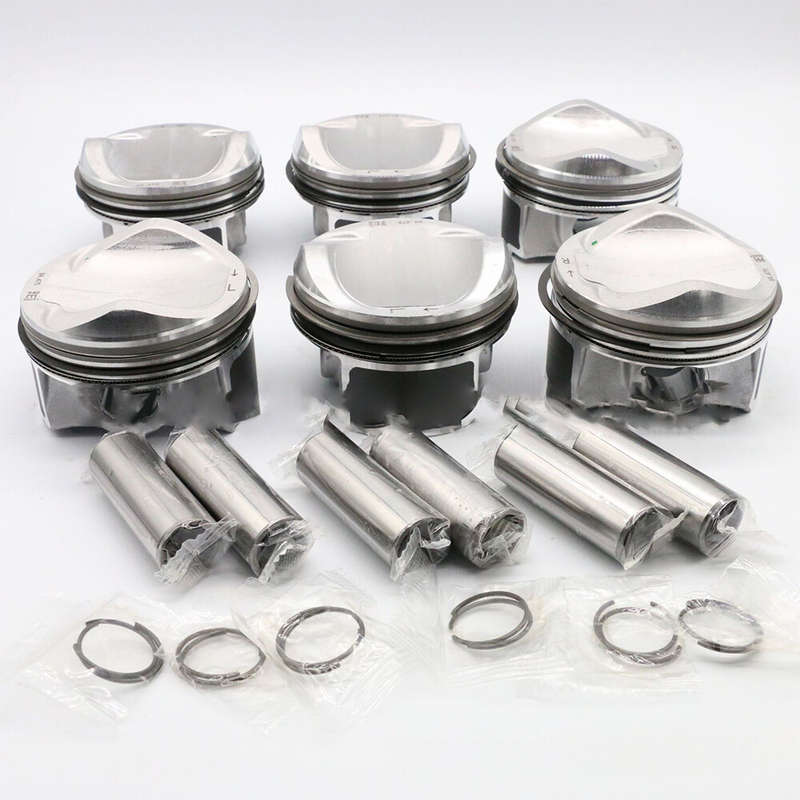 6x Pistons Rings Set for Volkswagen Touareg for AUDI A6 A5 Q7 S4 3.0 TFSI