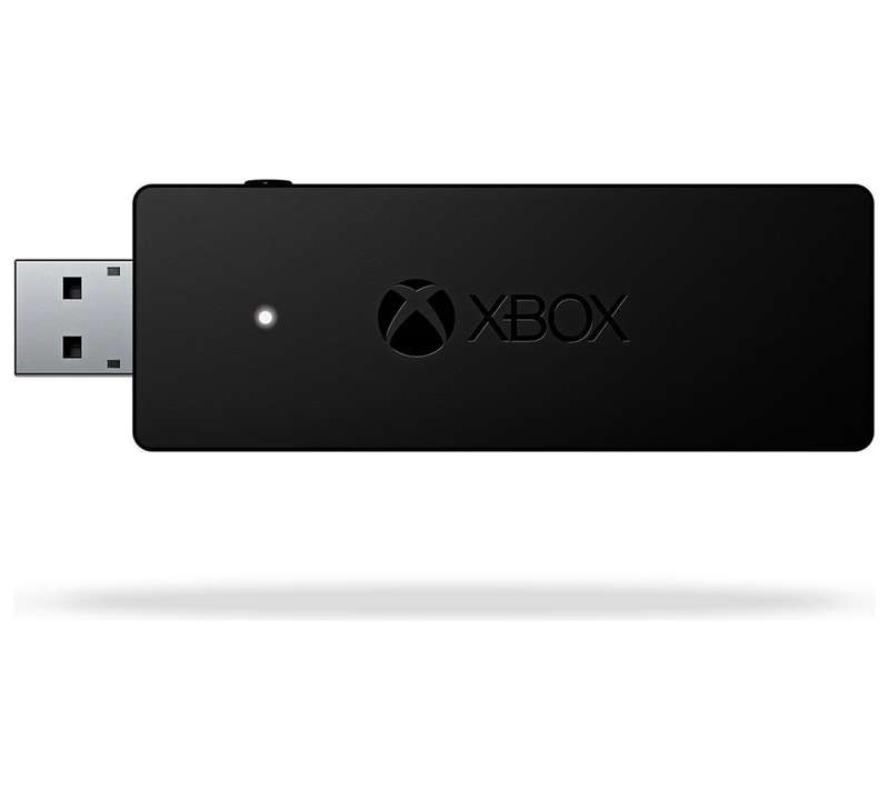 OFFICIAL MICROSOFT XBOX ONE - WIRELESS CONTROLLER ADAPTER WINDOWS 10 - NEW