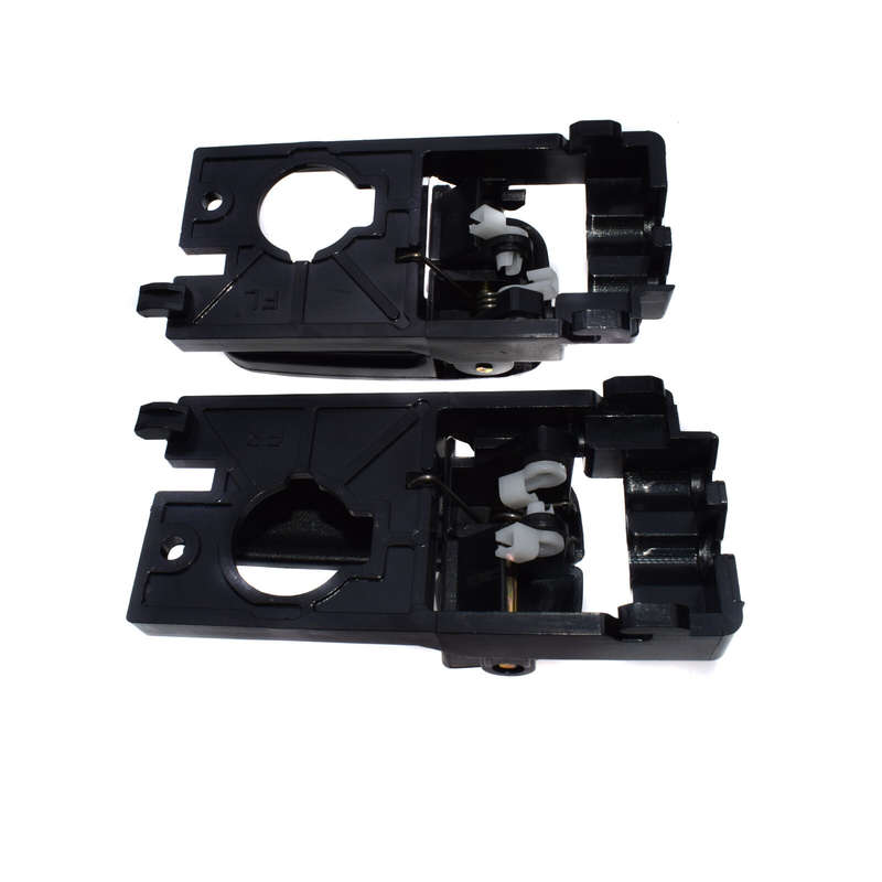 Black Front Left Right Inside Door Handles 2pc For Hyundai Accent 1.6L 2006-2011