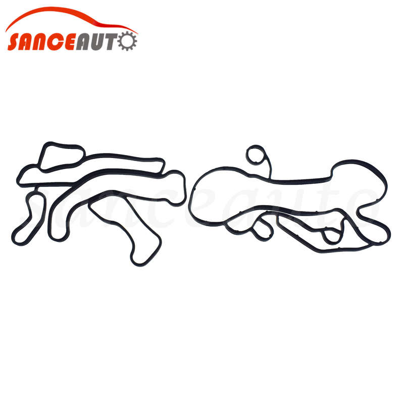 2PCS OIL COOLER GASKET FOR LAND ROVER RANGE SPORT RANGE 4.4L LR113004 LR113003