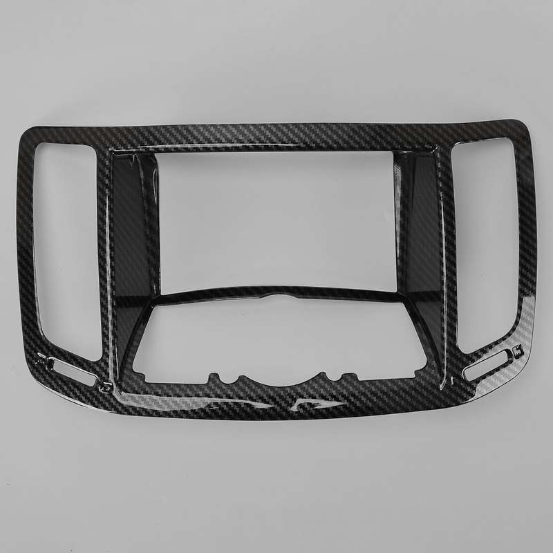 Carbon Fiber Style Console Navigation Frame Cover Fit For Infiniti G37 2008-2013