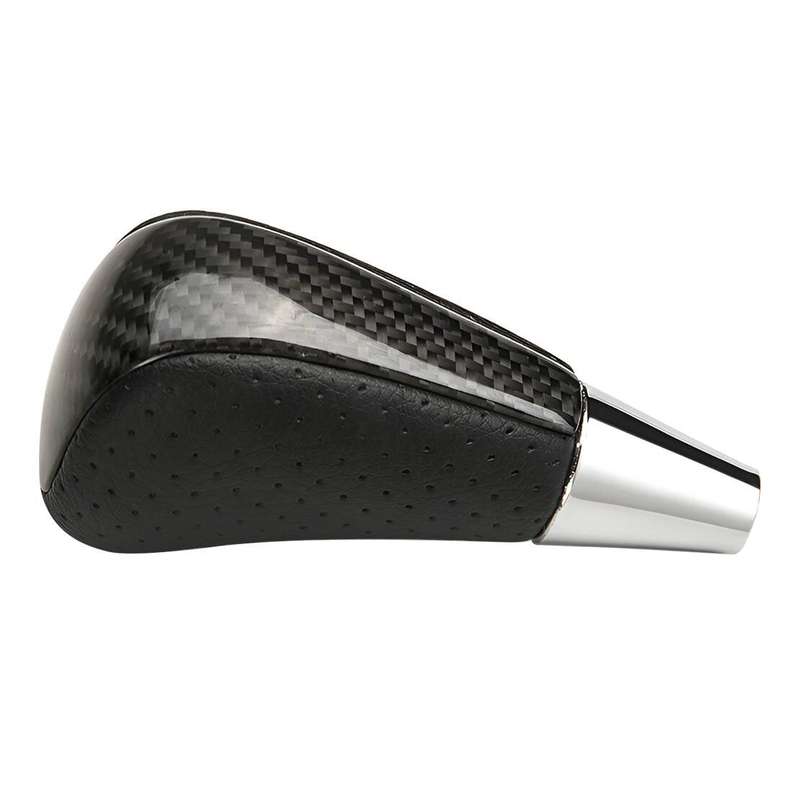 Carbon Fiber Style Gear Shift Knob Handle Lever Fit For Toyota Camry Corolla