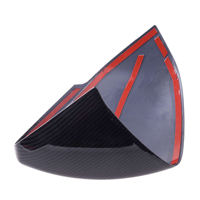 Carbon Fiber Style Side Mirror Cover Caps Fit for Ford Mustang GT 2015-2020