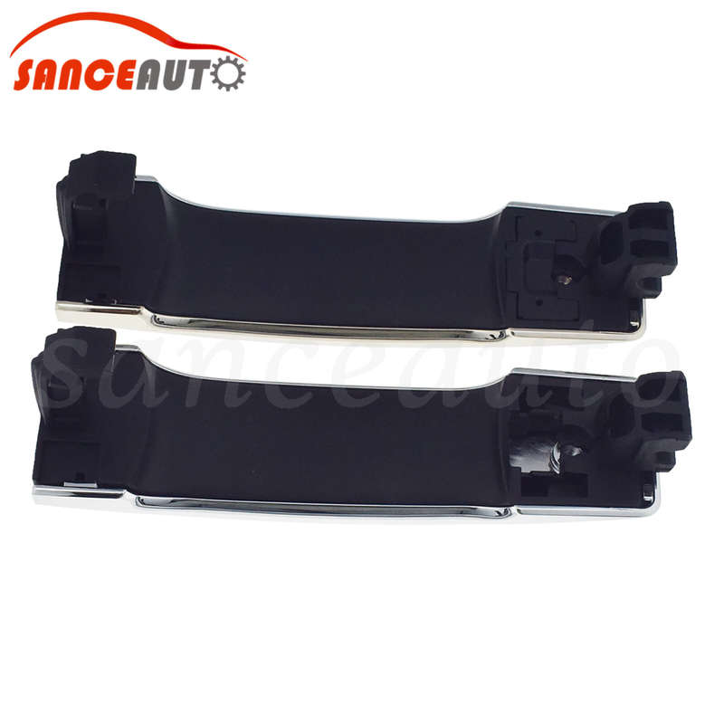 Front LH RH 2PC Outside Door Handle For 04-15 Nissan Titan Armada 04-10 Infiniti