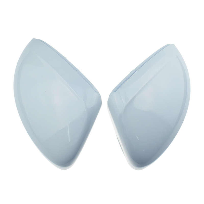Left & Right RearView Mirror Cover Replace White For Volkswagen Tiguan 2018-2022