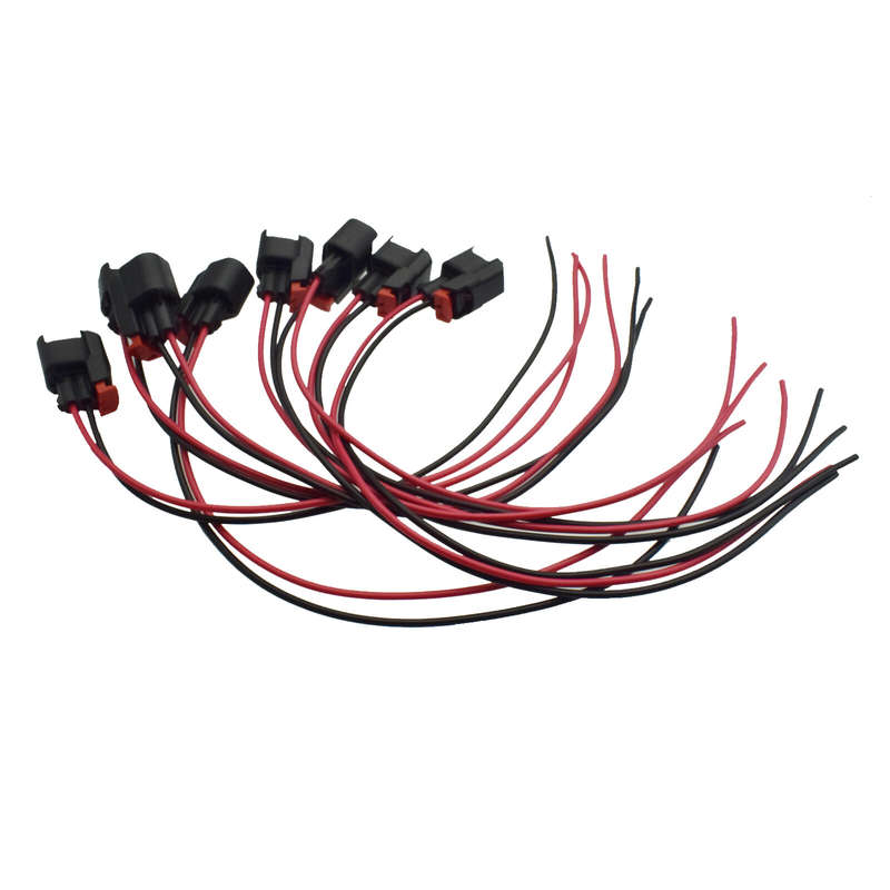 8PCS Fuel Injector Connector Wiring Harness For Wrangler JK TJ, Dodge Jeep New