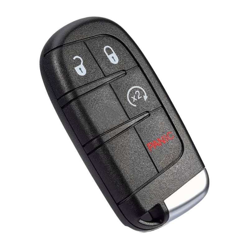 Remote 3+PANIC-Button Key Fob Shell Case Housing Fit for Jeep Chrysler Dodge