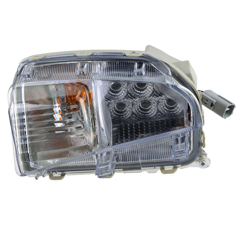 Left LED Front Bumper Fog Light Driving Lamp DRL Fit For Toyota Prius 2012-2015