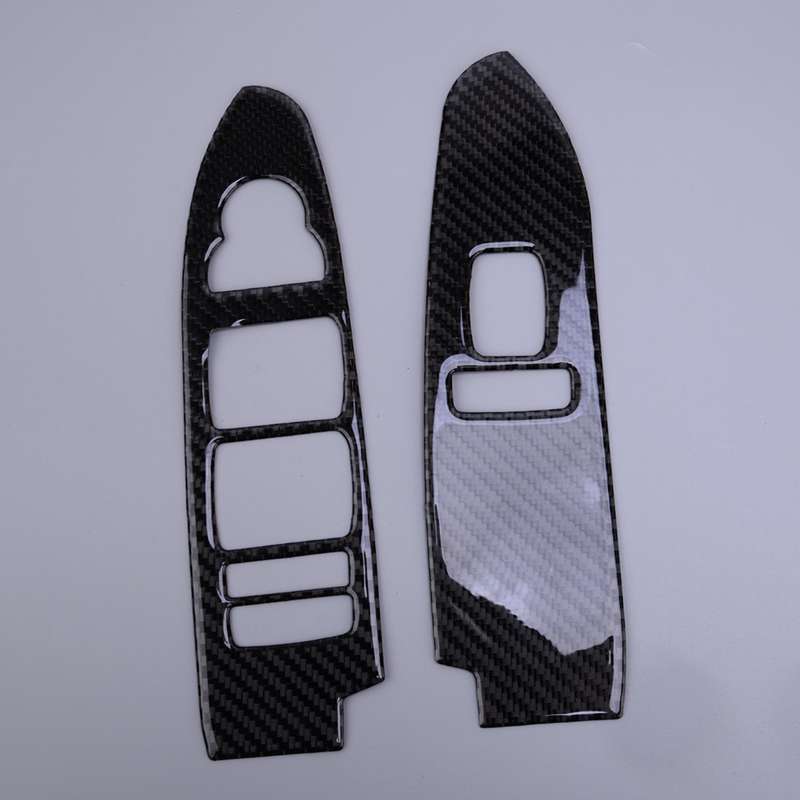 Carbon Fiber Power Window Lift Switch Cover Trim fit for Cadillac CTS Sedan