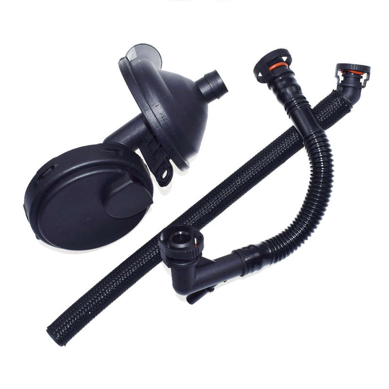 Crankcase PVC Vent Valve & Oil Separator Breather Hose Kit 3Pcs For BMW E46 E39