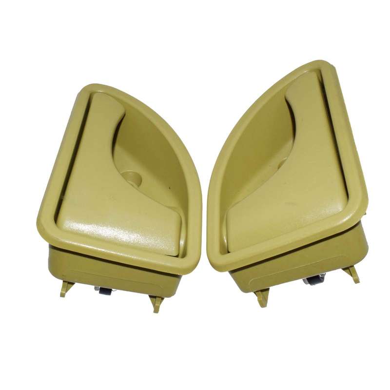 Pair Olive Green For Renault Kangoo Twingo Inside Door Handles Left Right New
