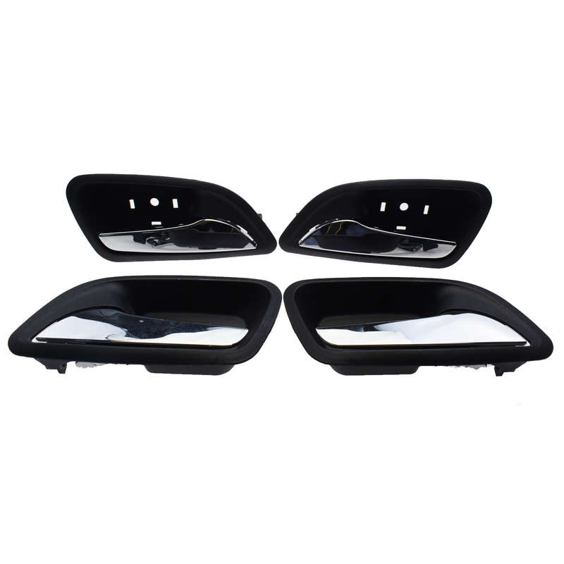 4X Front Rear Left Right Interior Door Handle Chrome For 2011-15 Chevrolet Cruze