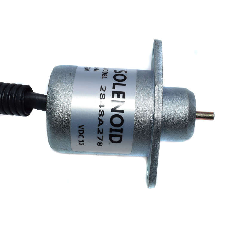 New Fuel shutoff solenoid CAT 246 skid steer Fit Perkins UB704 ENGINE 2848A278